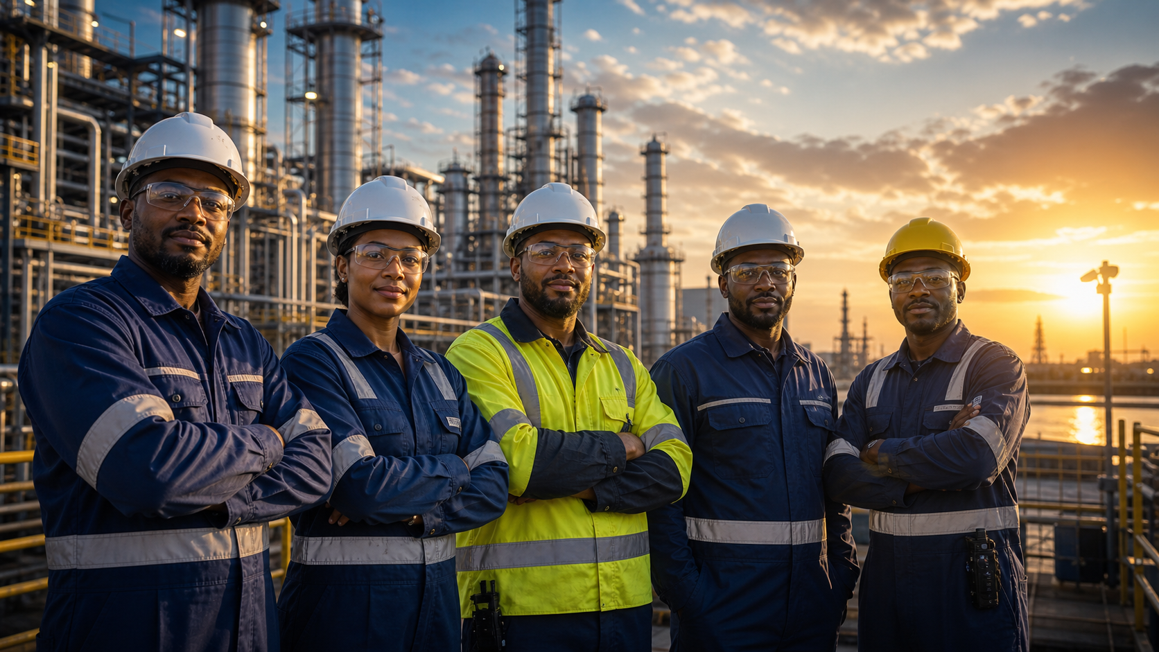 CTRAN engineering team working at an industrial site